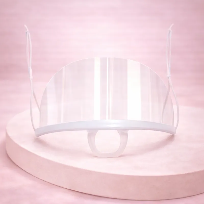Transparent Sanitary Mask with Anti-Fog Protection