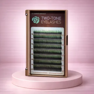 0.15mm Curvatura C – Pestañas Pelo a Pelo Clásicas Duo Tone Coloridas