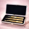 Professional Magnetic Case with 3 Lash Extension Tweezers 2