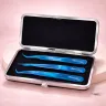 Professional Magnetic Case with 3 Lash Extension Tweezers 4