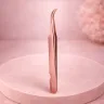 Pinza Profesional con Curvatura Acentuada para Pestañas 2