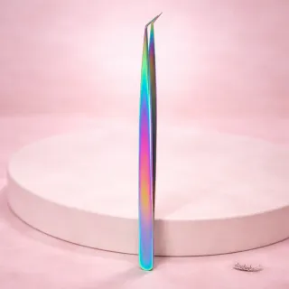 Professional Extra-Fine L-Shaped Lash Extension Tweezers