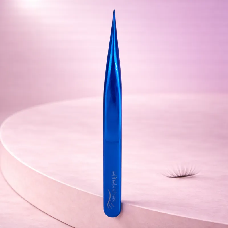 Pinza Recta Profesional para Extensión de Pestañas