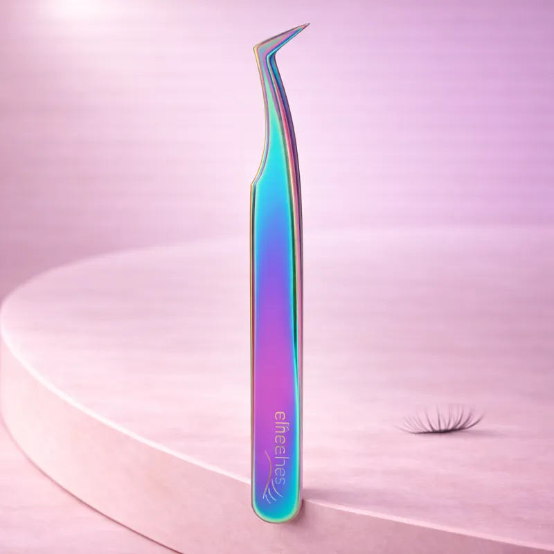 Professional Boot-Shaped Volume Lash Extension Tweezers