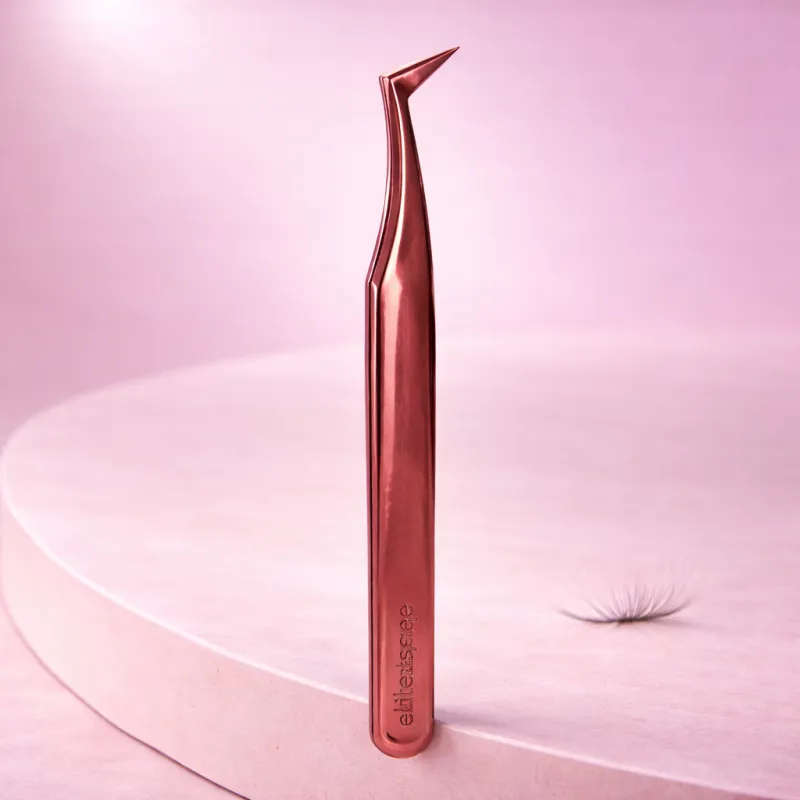 Professional Boot-Shaped Volume Lash Extension Tweezers